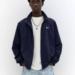 STWD raincoat with side stripes